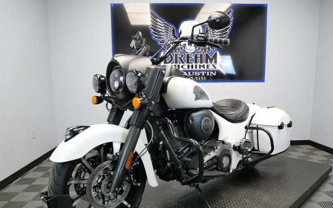 2019 Indian Motorcycle® Springfield® Dark Horse® White Smoke