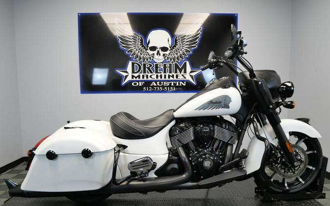 2019 Indian Motorcycle® Springfield® Dark Horse® White Smoke