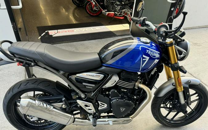 2024 Triumph Speed 400 Caspian Blue / Storm Grey