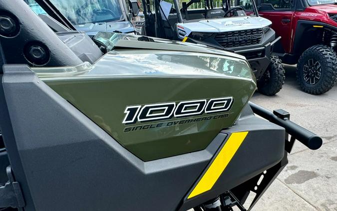 2025 Polaris Industries RANGER 1000 EPS SAGE GREEN with PLOW