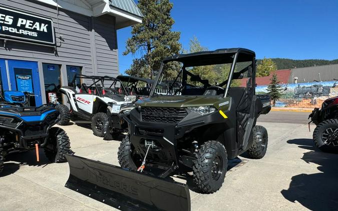 2025 Polaris Industries RANGER 1000 EPS SAGE GREEN with PLOW