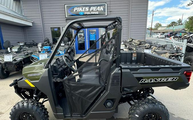 2025 Polaris Industries RANGER 1000 EPS SAGE GREEN with PLOW