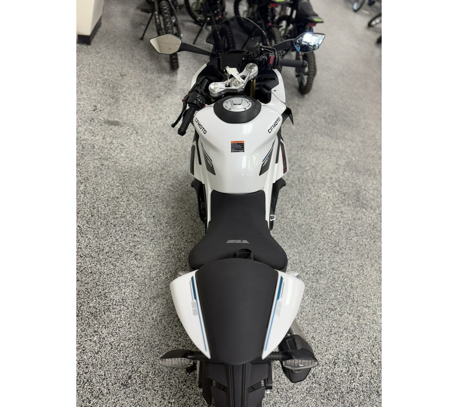 2026 CFMOTO 450SS CF400-12US Nebula White - C0252