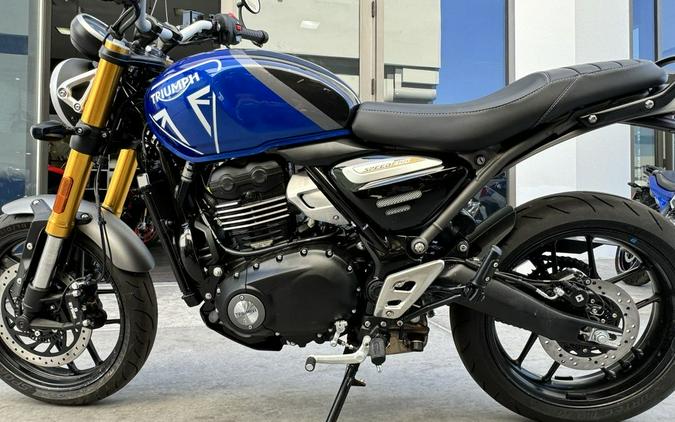 2024 Triumph Speed 400 Caspian Blue / Storm Grey