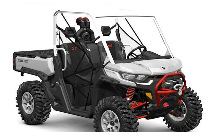 2025 Can-Am® Defender X mr HD10 Hyper Silver & Legion Red