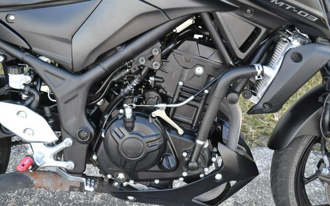 2024 Yamaha MT-03 Matte Stealth Black