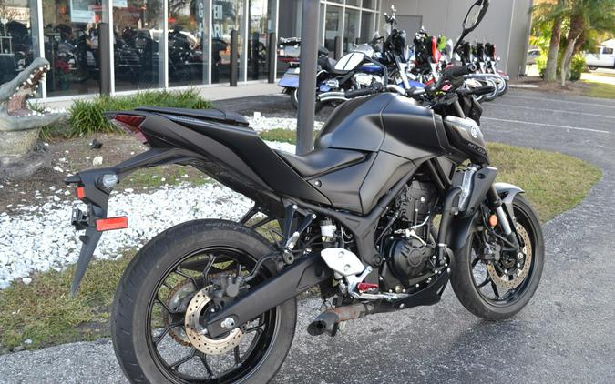 2024 Yamaha MT-03 Matte Stealth Black