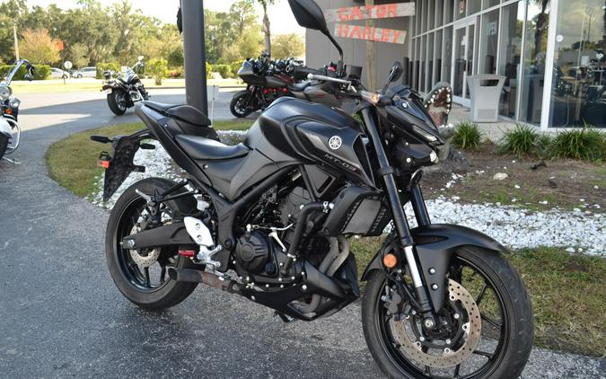 2024 Yamaha MT-03 Matte Stealth Black