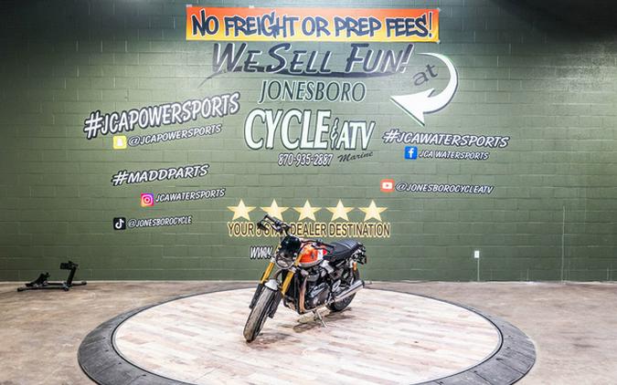 2026 Triumph Speed Twin 1200 RS Baja OrangeSapphire Black