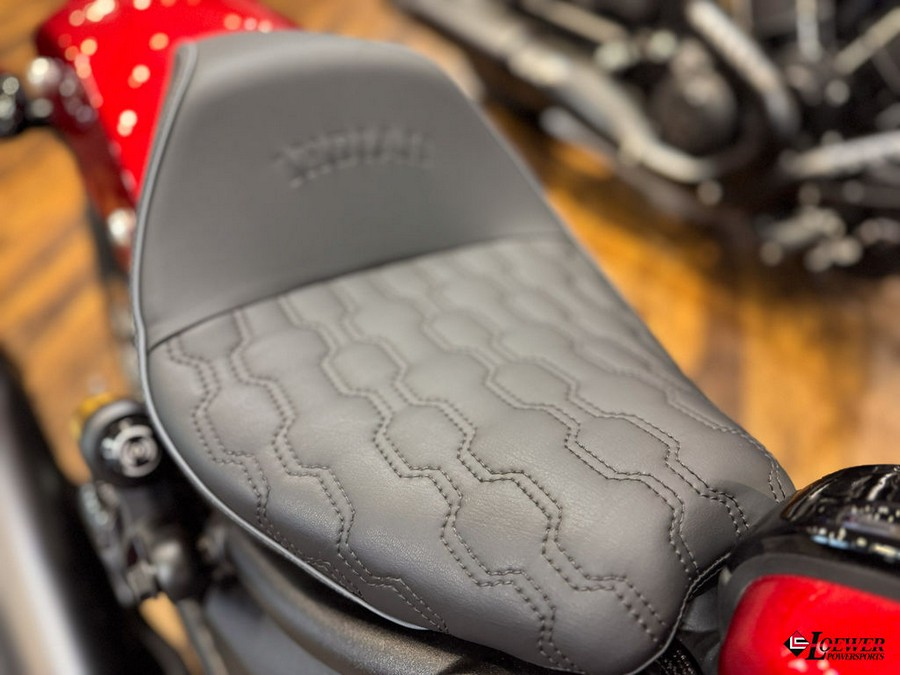 2025 Indian Motorcycle® 101 Scout® Sunset Red Metallic with Graphics