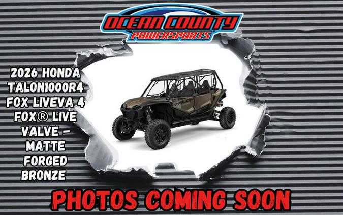 2026 Honda® Talon 1000R-4 FOX Live Valve