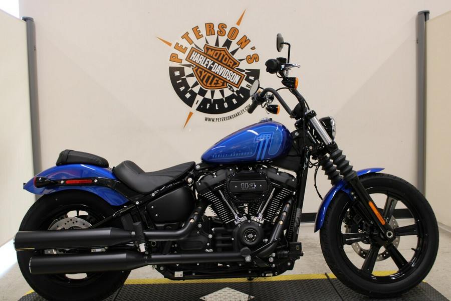 2024 FXBBS Street Bob® 114 Blue Burst