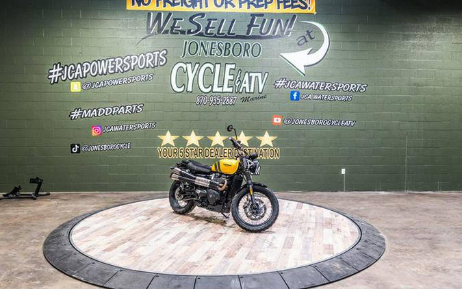 2024 Triumph Scrambler 900 Cosmic YellowGraphite