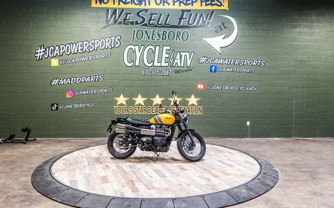 2024 Triumph Scrambler 900 Cosmic YellowGraphite