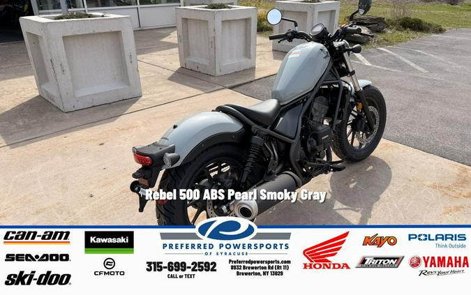 2026 Rebel 500 ABS Pearl Smoky Gray - Honda