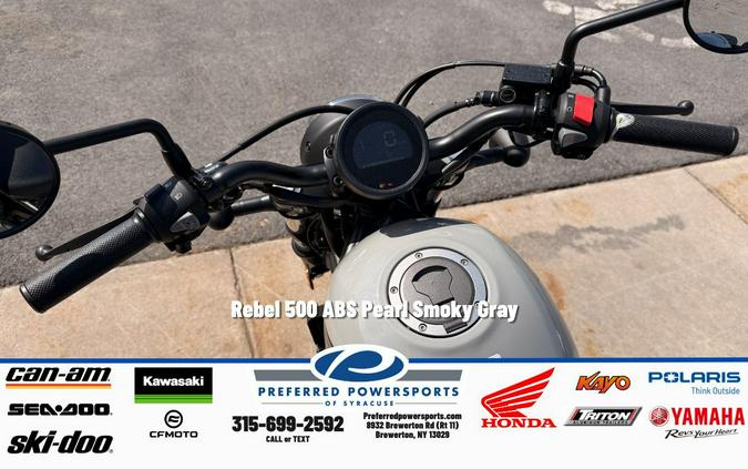 2026 Rebel 500 ABS Pearl Smoky Gray - Honda