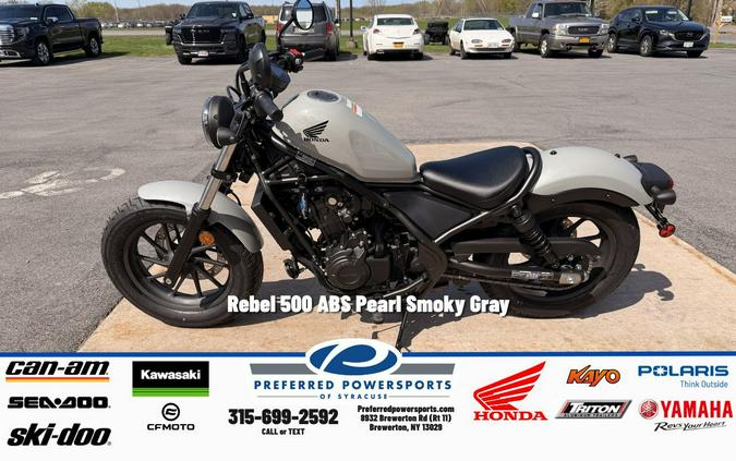 2026 Rebel 500 ABS Pearl Smoky Gray - Honda