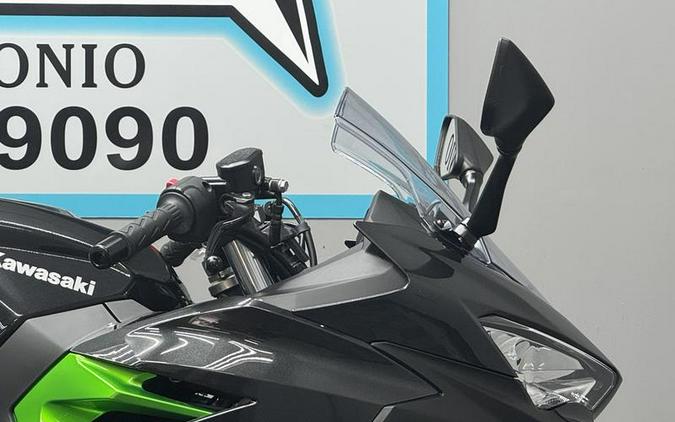 2023 Kawasaki Ninja® 400 Matrix Camo Gray/Metallic Matte Carbon Gray