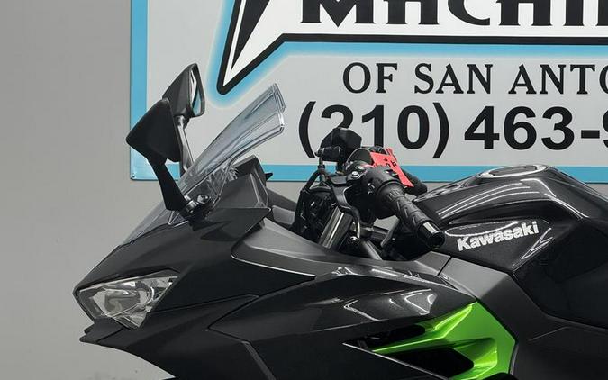 2023 Kawasaki Ninja® 400 Matrix Camo Gray/Metallic Matte Carbon Gray