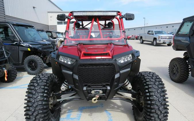 2018 Polaris® RZR XP® 4 Turbo EPS FOX Edition Matte Sunset Red