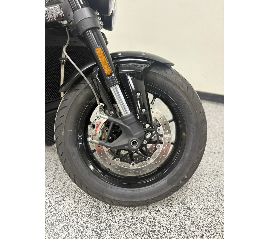 2025 Triumph Rocket 3 Storm R Satin Pacific Blue and Mate Sapphire Black - UO3018