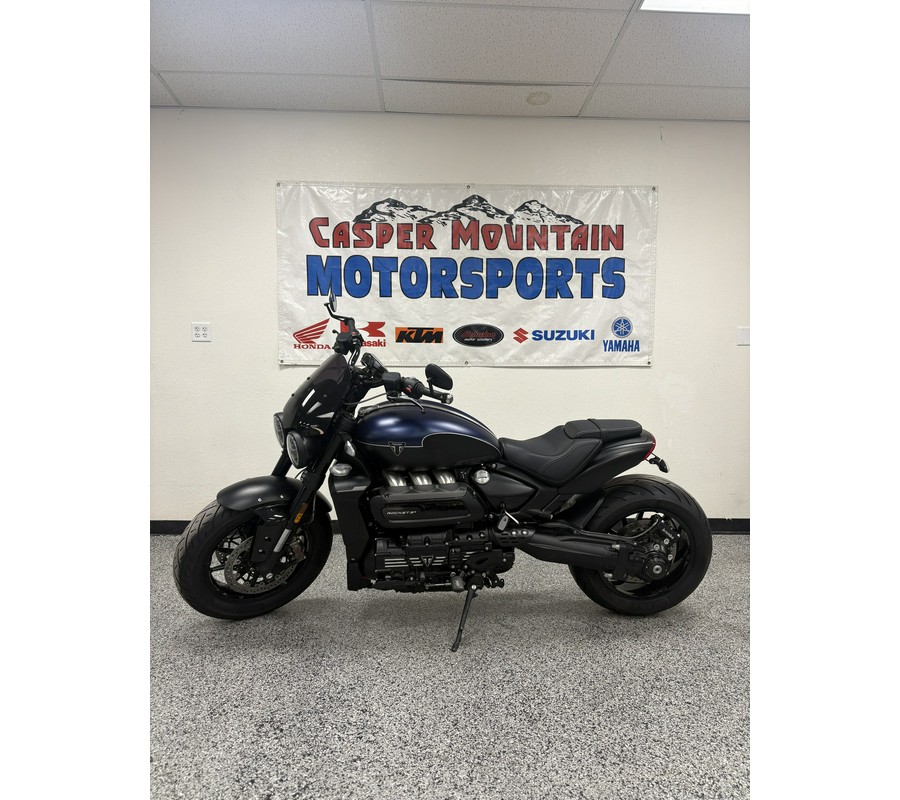 2025 Triumph Rocket 3 Storm R Satin Pacific Blue and Mate Sapphire Black - UO3018