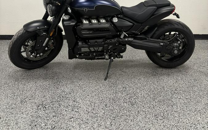 2025 Triumph Rocket 3 Storm R Satin Pacific Blue and Mate Sapphire Black - UO3018