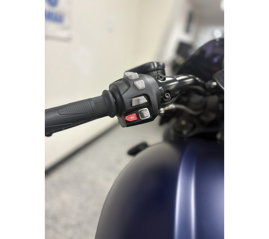 2025 Triumph Rocket 3 Storm R Satin Pacific Blue and Mate Sapphire Black - UO3018