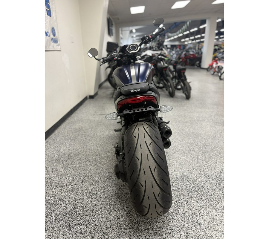 2025 Triumph Rocket 3 Storm R Satin Pacific Blue and Mate Sapphire Black - UO3018