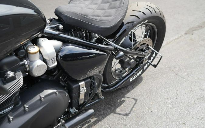 2019 Triumph Bonneville Bobber Black Jet Black