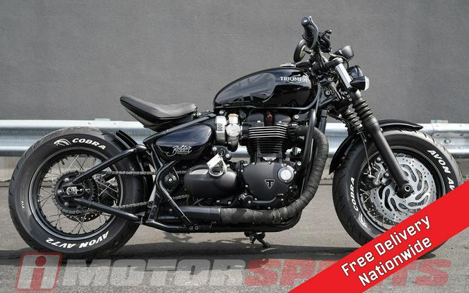 2019 Triumph Bonneville Bobber Black Jet Black
