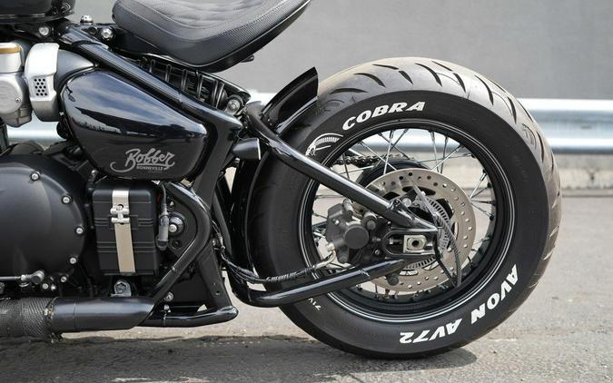 2019 Triumph Bonneville Bobber Black Jet Black