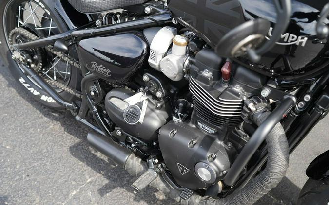 2019 Triumph Bonneville Bobber Black Jet Black