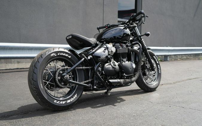 2019 Triumph Bonneville Bobber Black Jet Black