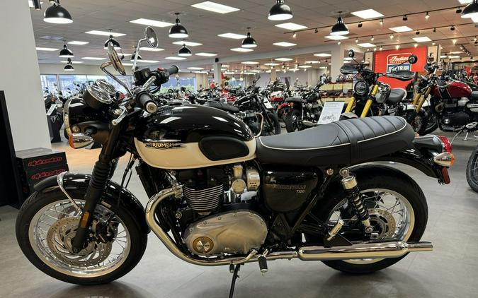 2024 Triumph Bonneville T120 Jet Black/Fusion White