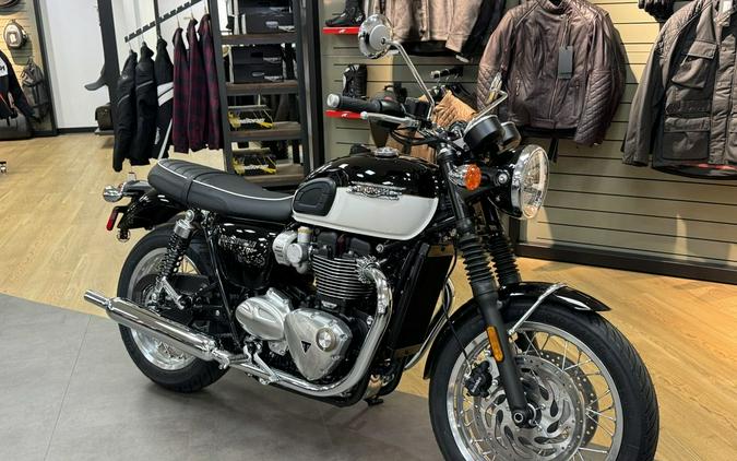 2024 Triumph Bonneville T120 Jet Black/Fusion White