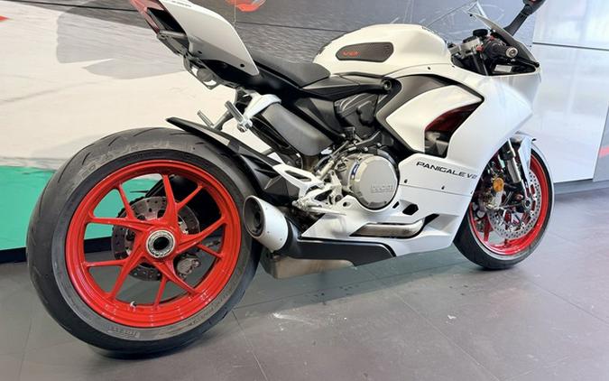 2023 Ducati Panigale V2 White Rosso Livery