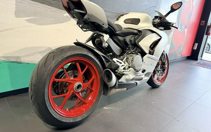 2023 Ducati Panigale V2 White Rosso Livery