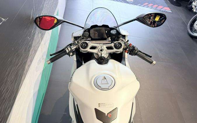 2023 Ducati Panigale V2 White Rosso Livery