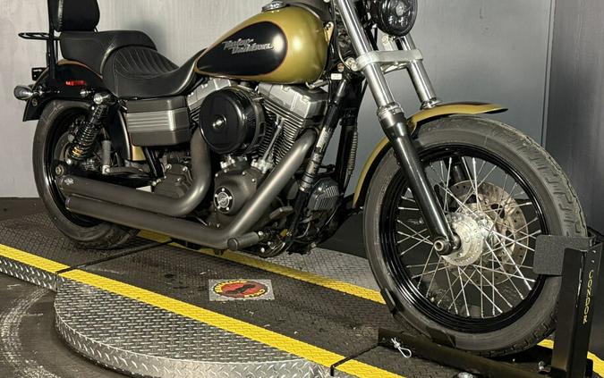 2008 Harley-Davidson® Street Bob® FXDBP OLIVE D/BLK D W/PINSTRIPE
