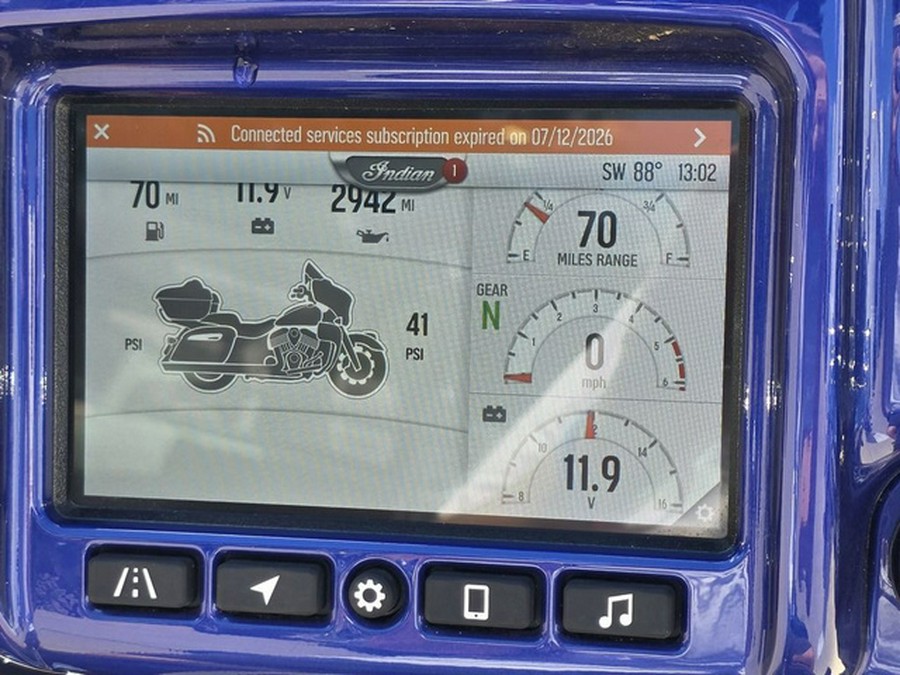 2024 Indian Roadmaster Limited Spirit Blue Metallic