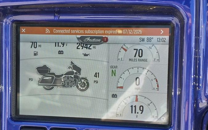 2024 Indian Roadmaster Limited Spirit Blue Metallic