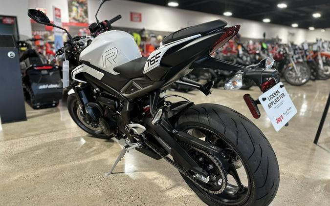 2024 Triumph Street Triple 765 R Crystal White