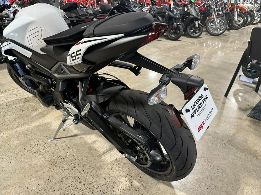 2024 Triumph Street Triple 765 R Crystal White