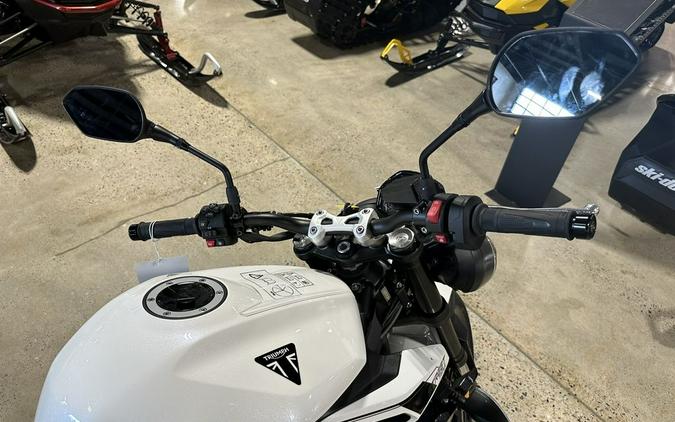 2024 Triumph Street Triple 765 R Crystal White