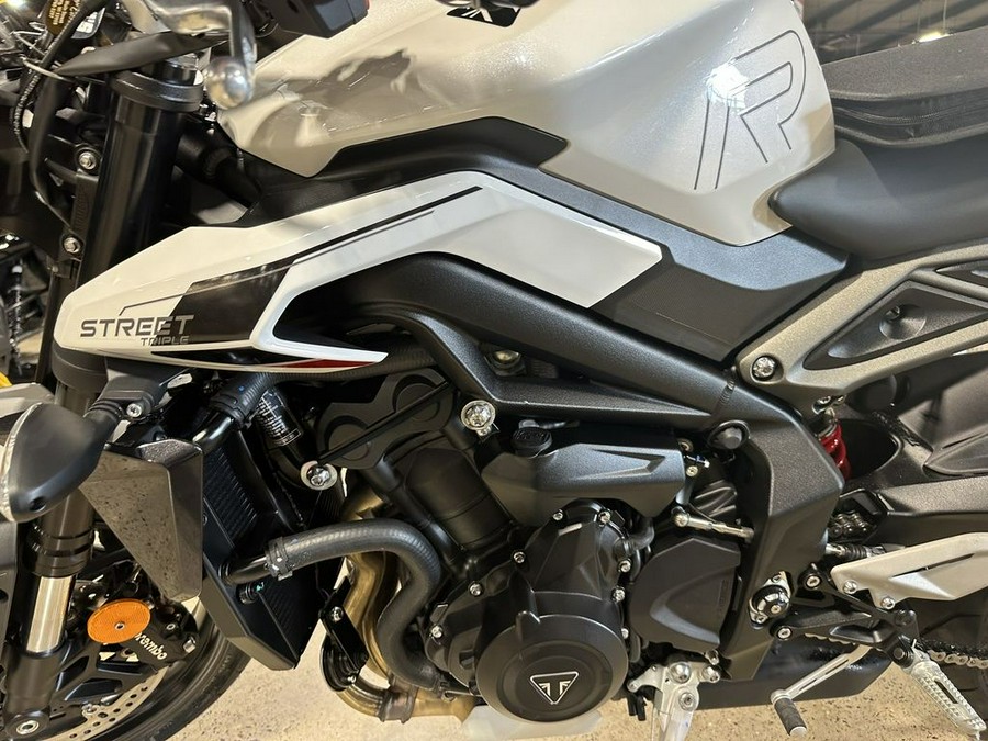 2024 Triumph Street Triple 765 R Crystal White