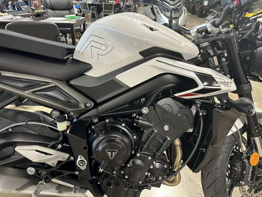 2024 Triumph Street Triple 765 R Crystal White