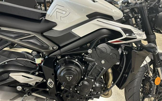 2024 Triumph Street Triple 765 R Crystal White