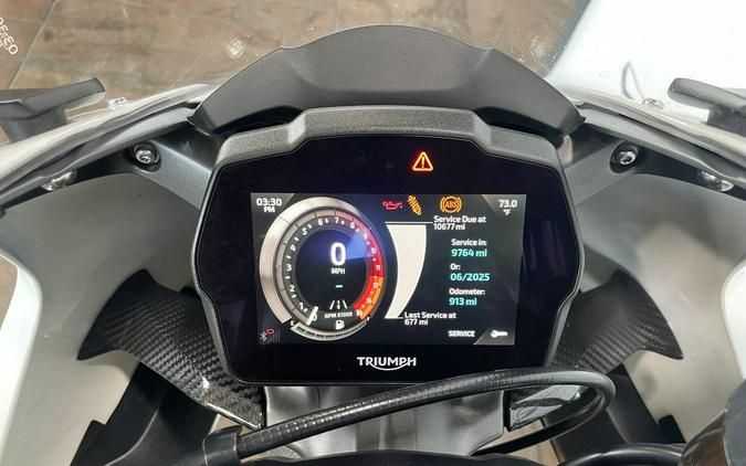 2022 Triumph Speed Triple 1200 RR Crystal White Storm Grey