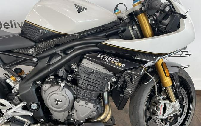 2022 Triumph Speed Triple 1200 RR Crystal White Storm Grey